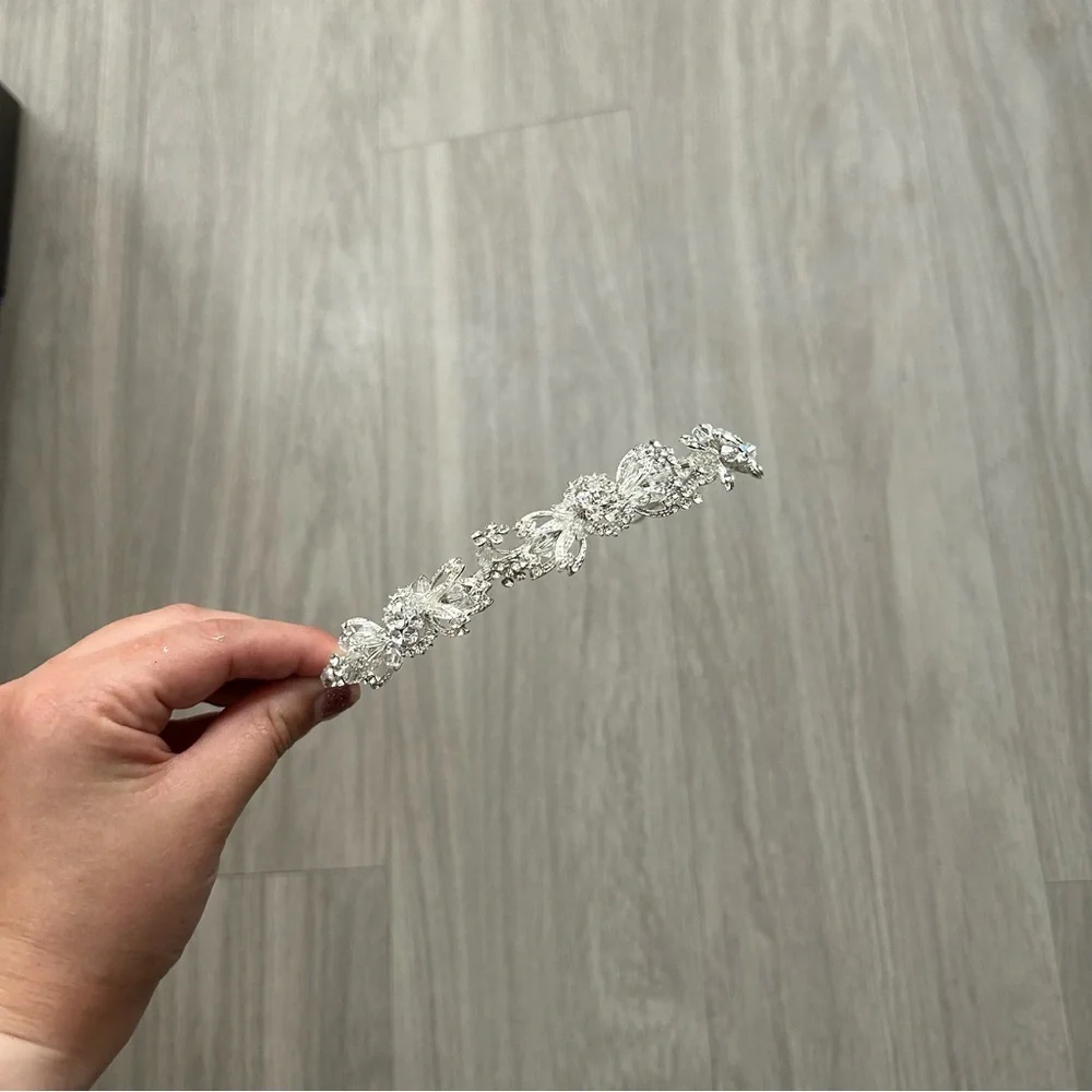 Silver and diamond tiara